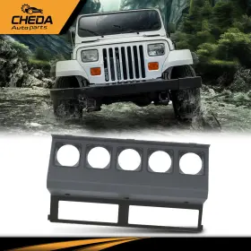 GPL91887 CHEDA Center Gauge Radio Dash Bezel Yj Jeep Wrangler