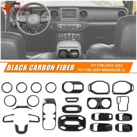 A23081206FAWQR215 CHEROCAR Carbon Fiber Center Interior Cover