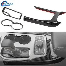 CHEROCAR25101614 CHEROCAR Console Gear Cup Holder Panel Cover