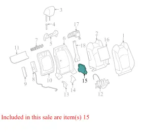 1144011 CHEVROLET Passenger Seat Panel Traverse