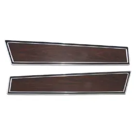 DPDW3P CJ CLASSICS Deluxe Door Panel Inserts Woodgrain
