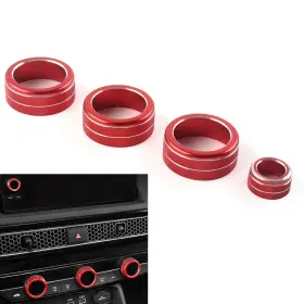 550748553219 DICTORCOLTD Console Ac Climate Control Knob Ring