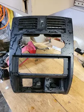 5JH41XDBAC DODGE Heater Control Radio Bezel Dash Panel Dakota