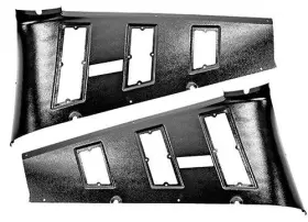 M3548T DYNACORN Quarter Vent Panels Mustang Fastback