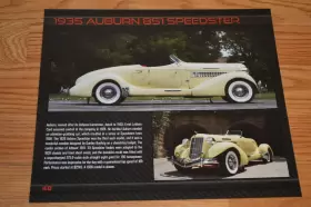 Factory/oem 1935 Auburn 851 Speedster Feature Print Picture