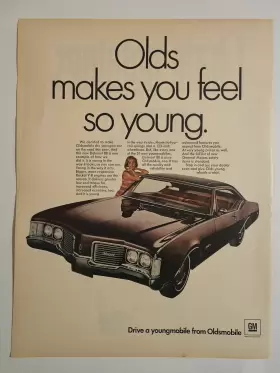 Factory/oem Oldsmobile Delmont Print Ad 10.5X13.5 Inch Olds #2