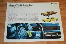 AD-73 DODGE Monaco Advertisement Print
