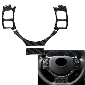 550753485383 FLASHBUYEASY Carbon Fiber Steering Wheel Cover