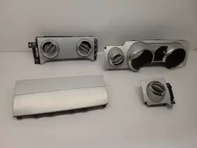225.FD1H07 FORD Deluxe Dash Air Vent Bezel Set Mustang