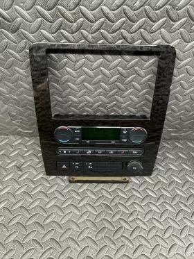 5F9T FORD Hundred Radio Climate Control Dash Bezel Hazard #2