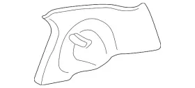 7W1Z-5452018-AD FORD Upper Quarter