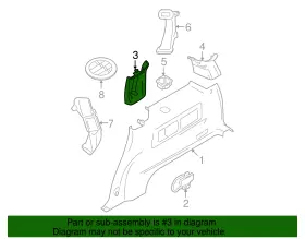 8L2Z-7831004-AB FORD Upper #3