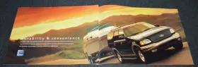 Ford Expedition Original Dealer Foldout Poster Advertisement