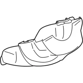 BK3Z-3530-AD FORD Lower Shroud
