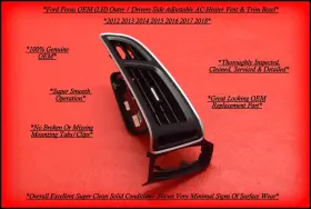 BM51-018B09A FORD Driver Ac Vent Bezel Lh Ta Focus