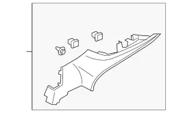 DS7Z-7831012-AC FORD Upper Quarter Fusion