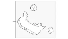 FB5Z-7831005-AA FORD Rear Left Pillar Panel Explorer