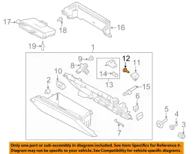 Ford Oem W502661s424 13-23 C-max Roof Interior Trim-holder Screw