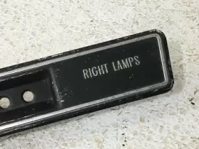 3943642 GENERAL MOTORS Tail Light Fiber Optic Console Plate #2