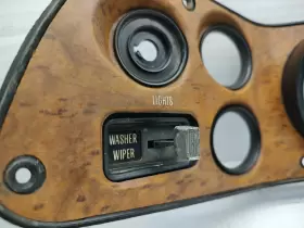 6264712 GENERAL MOTORS Dash Gauge Bezel Wood Grain Switch Gm #3