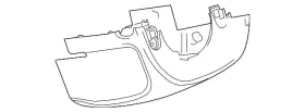 13280412 GM Cocoa Panel Steering Column Lower Cover Regal