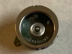 1586261 GM Passenger Dash Fuel Gas Gauge Lens Plate Chevrolet