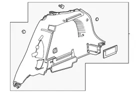 42815933 GM Lower Quarter Trailblazer