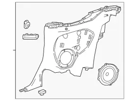 65898 GM Driver Quarter Lower Rear Panel