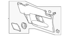 84198506 GM Driver Quarter Lower Rear Panel