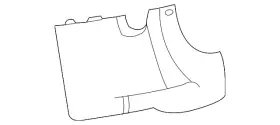 22972369 GM GENUINE PARTS Cocoa Steering Column Lower Cover