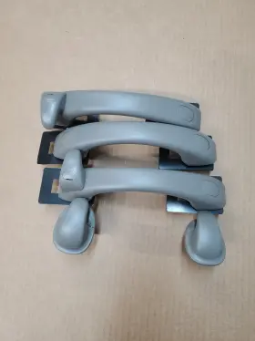 15048750 GMC Pewter Overhead Roof Grab Handles Hooks Set