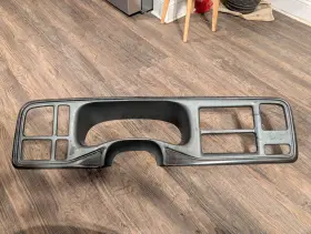 15118552 GMC Cluster Dash Radio Bezel Woodgrain Suv Yukon