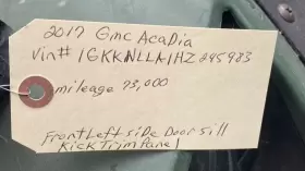 84610085 GMC Front Left Door Sill Kick Panel Acadia #3