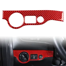 550749237422 GOODCDE Carbon Fiber Headlight Switch Panel