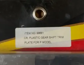 99681 GRAND GENERAL Gear Plate #2