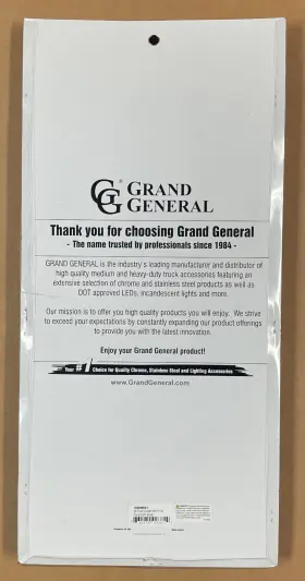 99681 GRAND GENERAL Gear Plate #3