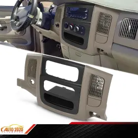 E-02ITM3705BBE GRANDORANGE Dash Radio Bezel Climate Panel Ram