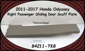 84211-TK8-20 HONDA Rear Right Slide Door Sill Scuff Plate Rr
