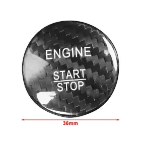 612047501411 HUKYU Carbon Fiber Engine Start Cover Gle Glc #3