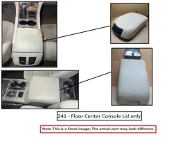 241-13117B JAGUAR Console Front Floor Armrest Xf