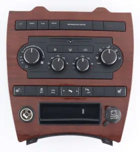 P55111010AH JEEP Dash Bezel Climate Control Woodgrain
