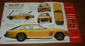Jensen Ff Mk Iii Original Imp Brochure Specs Info Poster