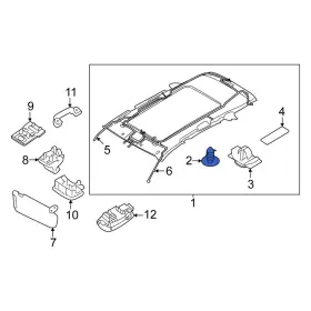 857463Y000GYT KIA OE Headliner Plug Sportage