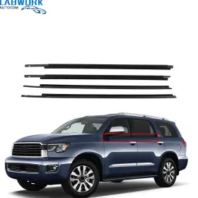 LA1386810CM LABWORKAUTO Door Belt Molding Weatherstrip Toyota