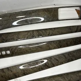 55012-50090 LEXUS Dash Vent Door Window Panel Light Wood Set #3