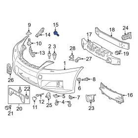 90159A0034 LEXUS OE Glove Box Screw GX550
