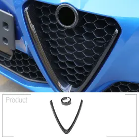 ZHOC00339 LLKUANG Abs Car Outer Ring Frame Grid Giulia Alfa