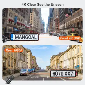 3168 MANGOAL Rear Dash Cam 1500 2500 3500 Ram #3