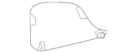 GRG1-68-381A-02 MAZDA Cowl Cover Lh