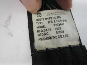 NEY157L30 MAZDA Seat Belt Right Passenger Front Seatbelt MX-5 #2